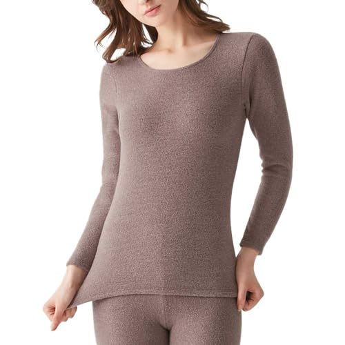 色：グレーヘザー サイズ：M [グンゼ] 長袖インナー 厚手起毛 吸湿発熱 あったかインナー 冷え対