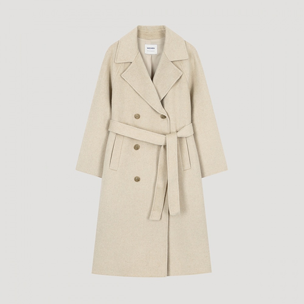 (Shes Miss) ベルト付きダブルハンドメイドコート_SWHCTO42150_OT