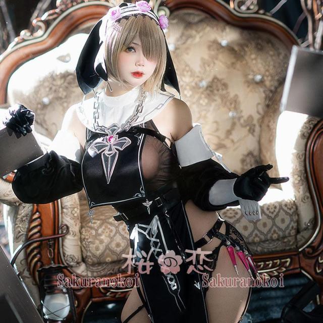 シスター 聖女 修道女 コスプレ 衣装 cosplay イベント パーティー コスチューム 変装 仮装 uw1689