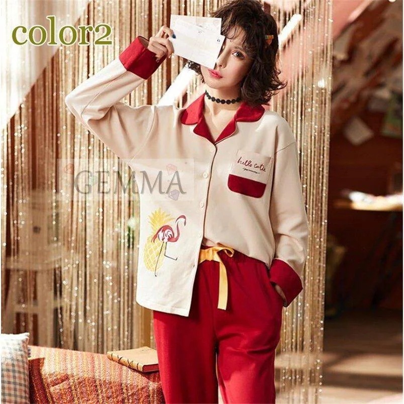 大人気商品パジャマ レディース 長袖 前開き 春秋冬 パジャマ 花柄 上下セット パジャマ レディースウエア 部屋着 可愛い セット女性用寝巻き ウェア 4,760円