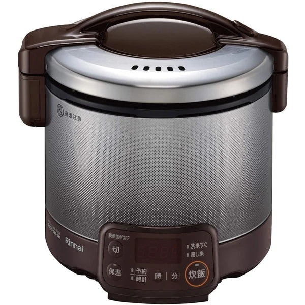 炊飯器 3合 RR-030VQT(DB)-13A ダークブラウン こがまる [ガス炊飯器(都市ガス用炊き)]