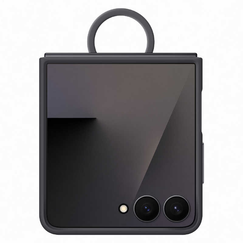 SAMSUNG　Galaxy Z Flip7 Ring Case (Silicone)/Black　EFPF766TBEGJP