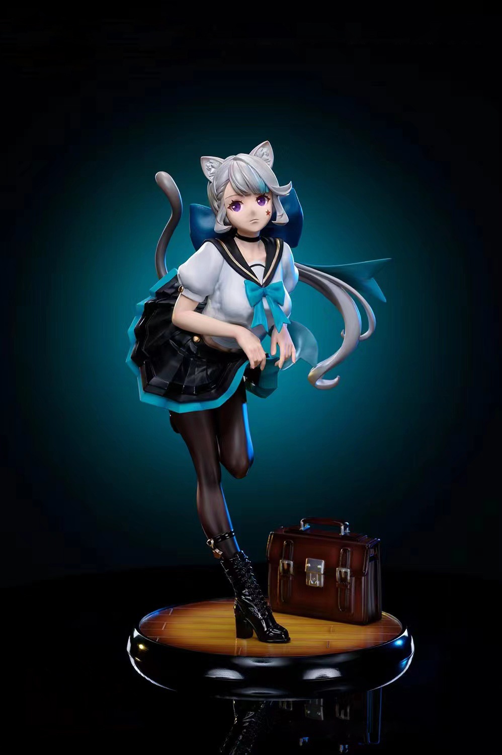 リネット フィギュア 制服Ver. 1/6スケール 塗装済み完成品 ガレージキット O.P.S 限定販売 スタチュー