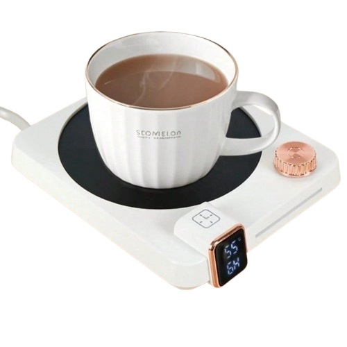 カップウォーマー 9 段階温度調整 予約機能 4h 自動オフ 最大 80℃オフィス・家庭用 コーヒー・お茶保温 プレゼントに人気 軽量コンパクト