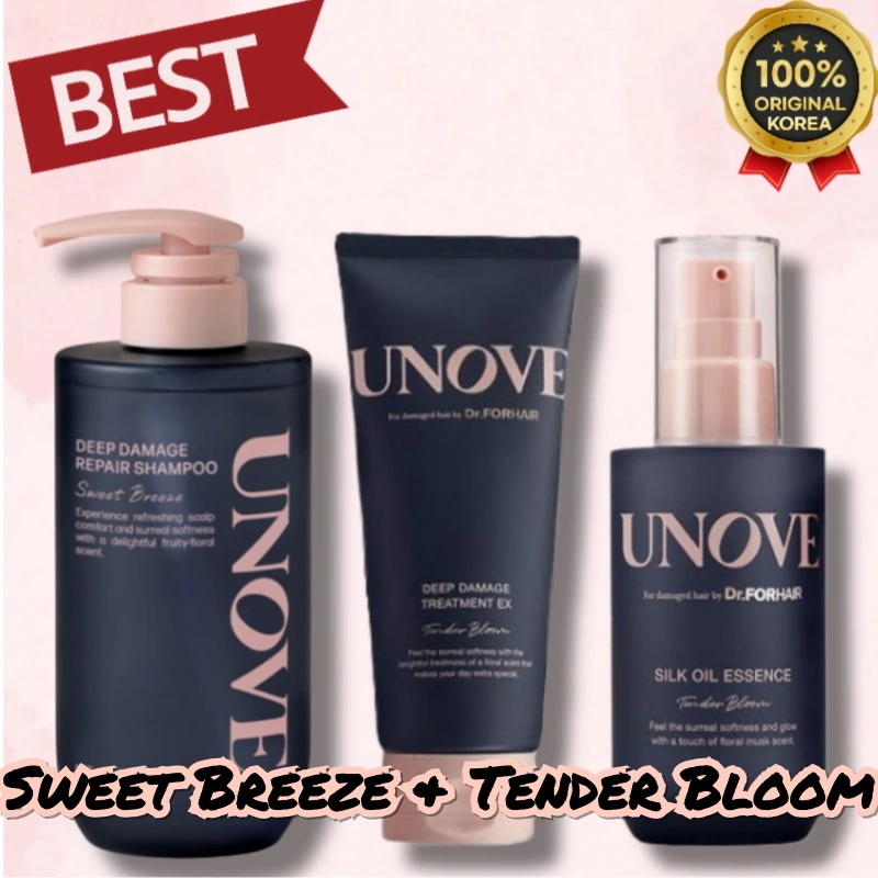 [Sweet Breeze, Tender Bloom] ダメージリペア3点セット（シャンプー＋トリートメント＋ヘアオイル）／頭皮ケア／韓国ヘアケア／キンモクセイの香り