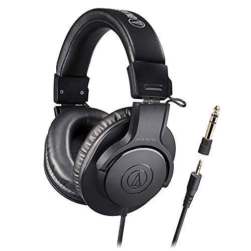 【Amazon.co.jp】 オーディオテクニカ ATH-M20x/1.6 プロフェッショナル モニターヘッドホン 有線 ヘッドフォン ケーブル