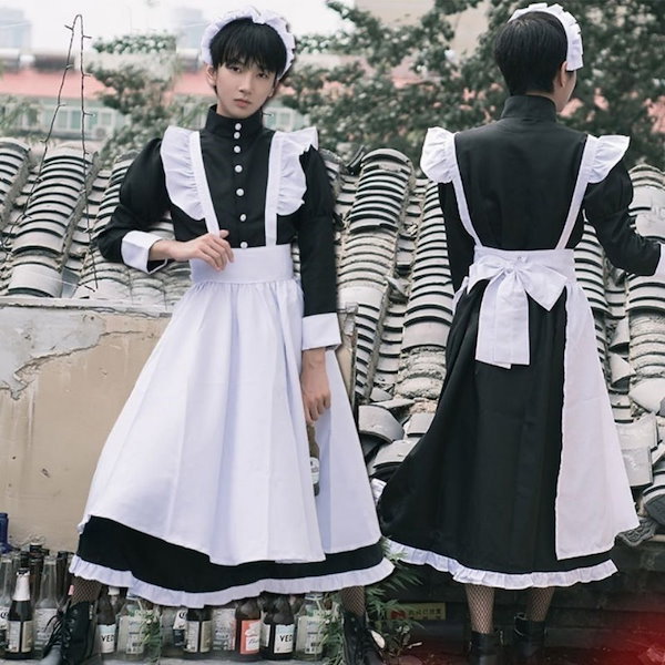 Qoo10] メイド服 ロング コスプレ衣装 メイド
