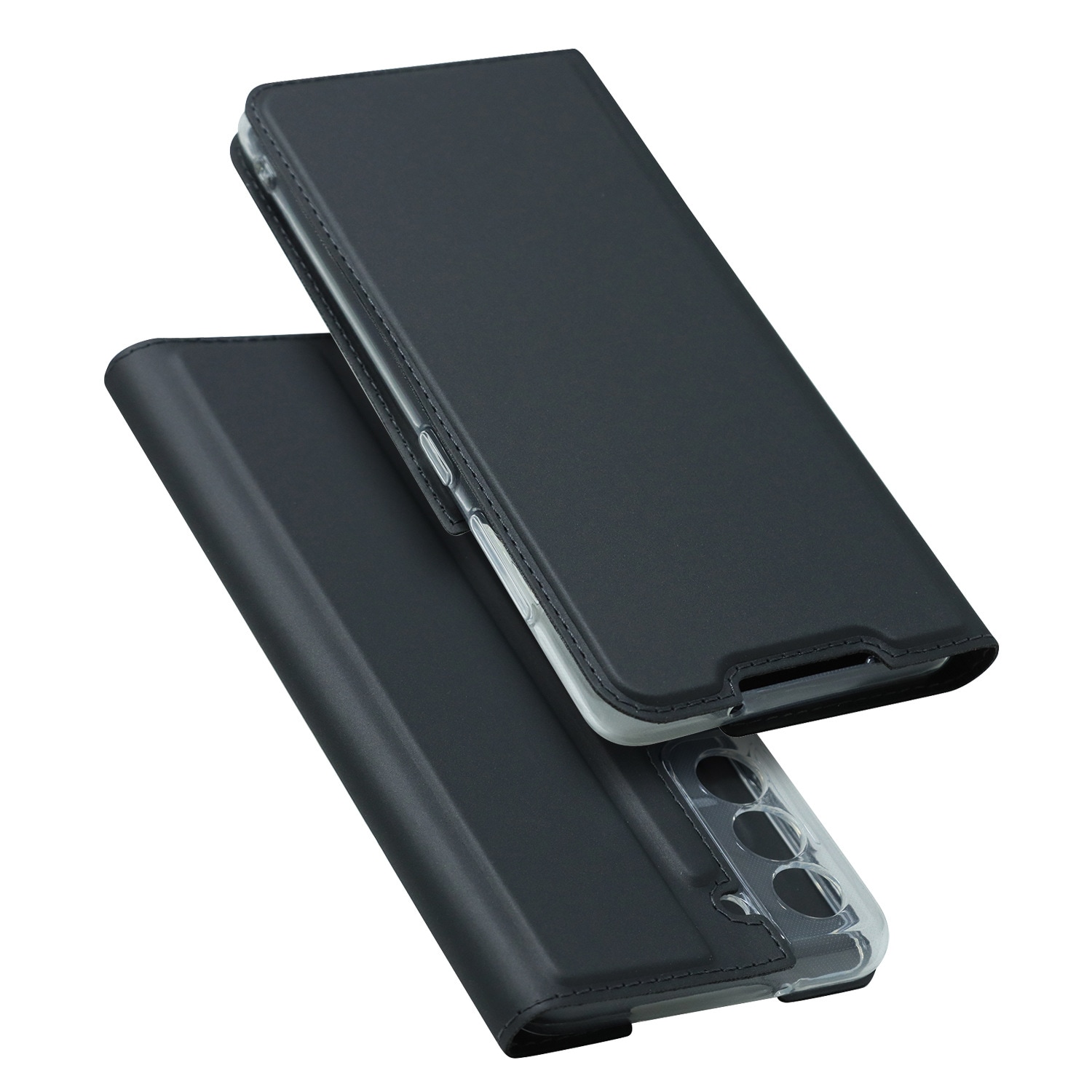 アンドロイド 手帳型ケース ブラック