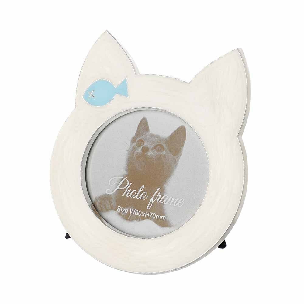 （まとめ買い）合金フォトフレーム アニマル ネコ F-TA-111 [x3]