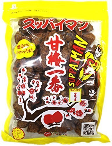 サイズ：5袋セット 上間菓子店 スッパイマン 甘梅一番 袋入 180g (5袋)