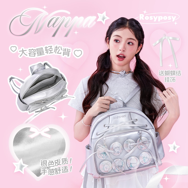 【限定】かばん バッグ リュックバッグリュックランドセル小さなフードリボンベビーバッグベビーバッグ