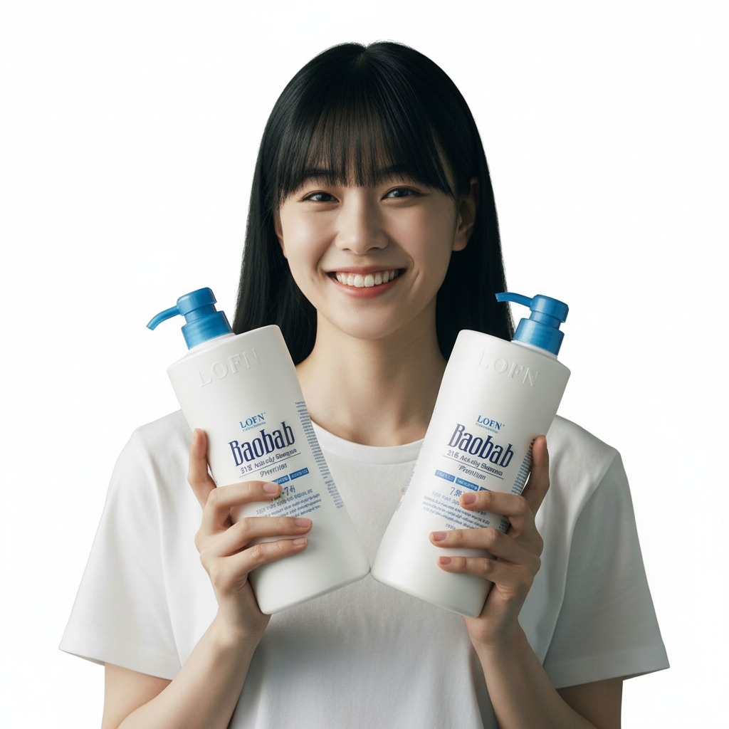 バオバブ 脂性頭皮向け タンパク質 水分ケアシャンプー 1000g 2個セット