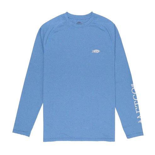 サンライン ウェア ロングTシャツ M61140 Nautical Blue Hea M NauticalBlueHeather M