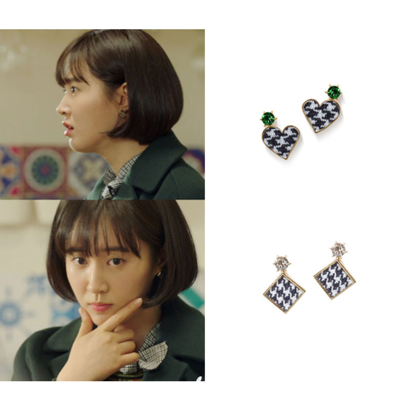 [ナムボラ,少女時代ユリ 知り合いのお兄さんApinkハヨン 一緒に暮らしますパクセワン着用]ハウンドトゥースチェック/韓国ファッション/韓国ファッションスタイル/韓国ストリートファッション/SNS