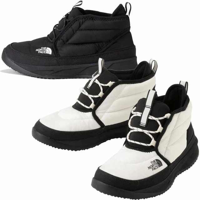 ザ・ノース・フェイス W ヌプシ チャッカ WP レディース スノーシューズ 雪道対応 スノーブーツ はっ水 防水 防寒 スノーシューズ 歩きやすい 冬底 ウインターブーツ アウトドア TNFブラック