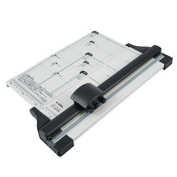 （まとめ買い）ディスクカッター/スリム 折りたたみ裁断機 A4 10枚 DC-2000N [x3]