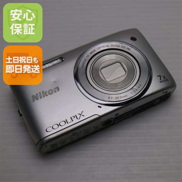 美品 COOLPIX S3500 クリスタルシルバー デジカメ Nikon 17