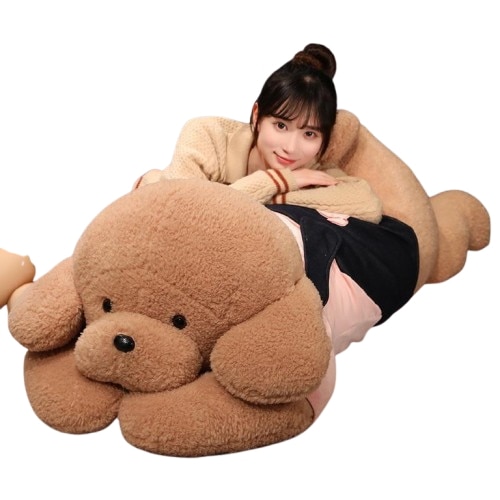 特大リュックサック着用服犬のぬいぐるみかわいいプラップ犬大きな枕女の子抱擁睡眠人形ギフト