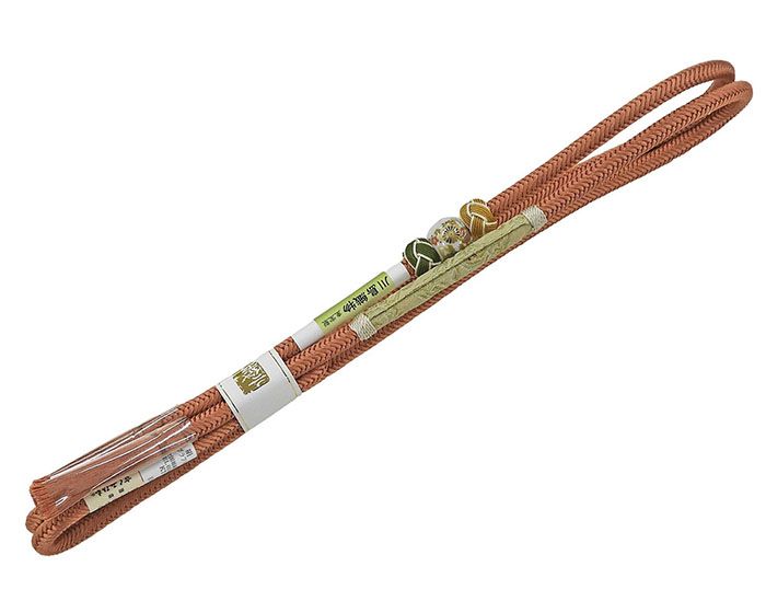 帯締め 正絹 川島織物 小田巻 とんぼ玉 重宝裂 箱入り 新品 和装小物 n4324