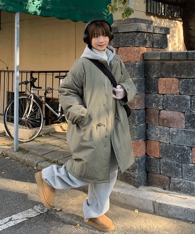 [UNISEX]ドトン 冬 ロング モッズコート