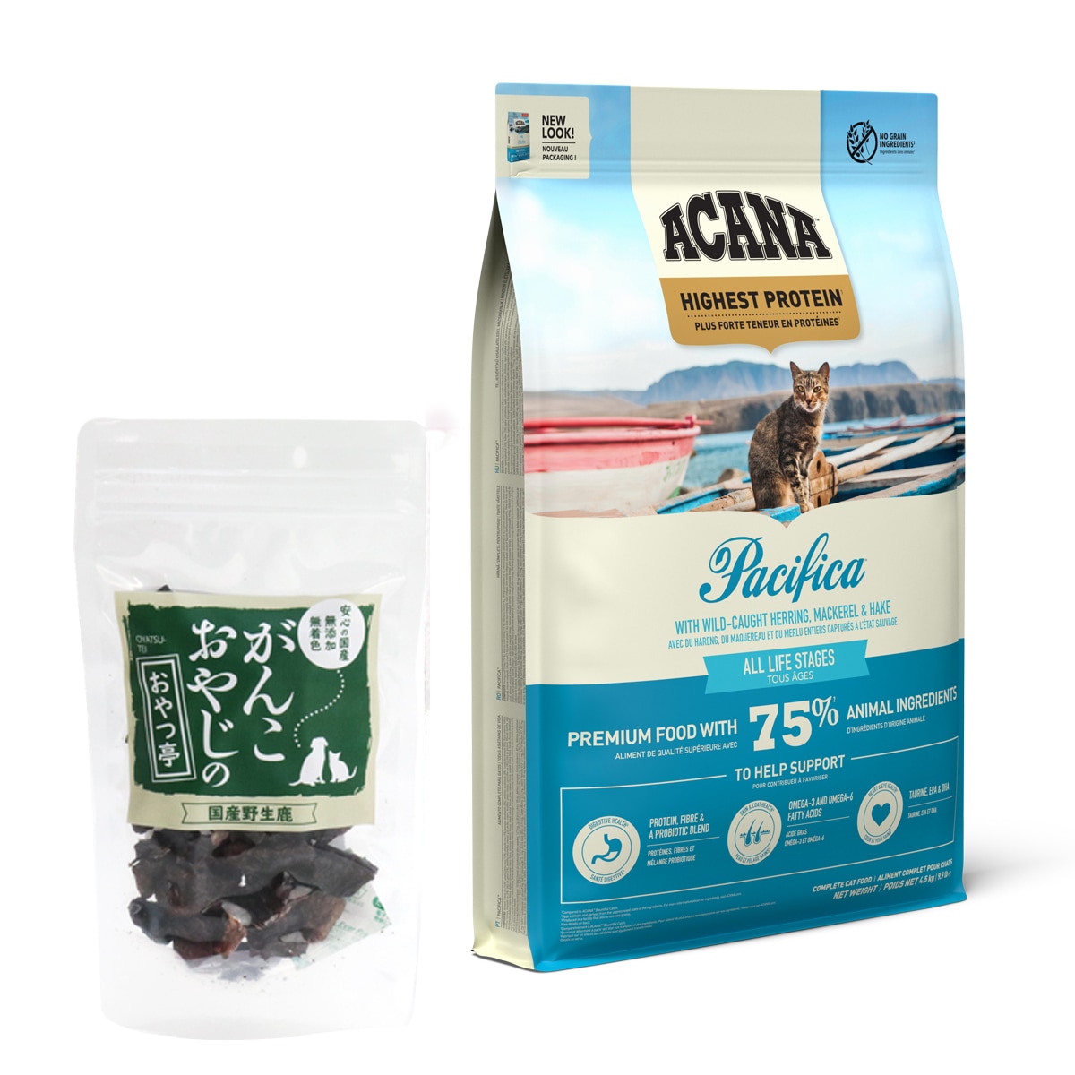 レジオナル パシフィカキャット 4.5kg キャットフード【国産鹿肉ラング30g付き】