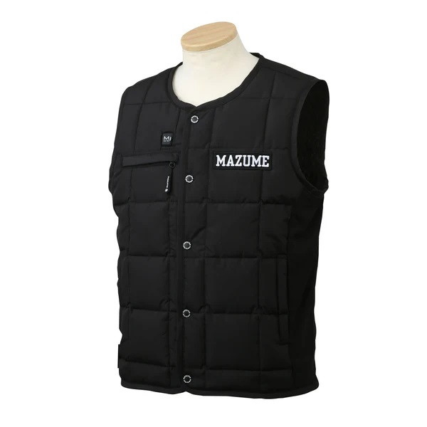 オレンジブルー 防寒服アウター MZFW-879 mazume ヒーターベスト ブラック LL