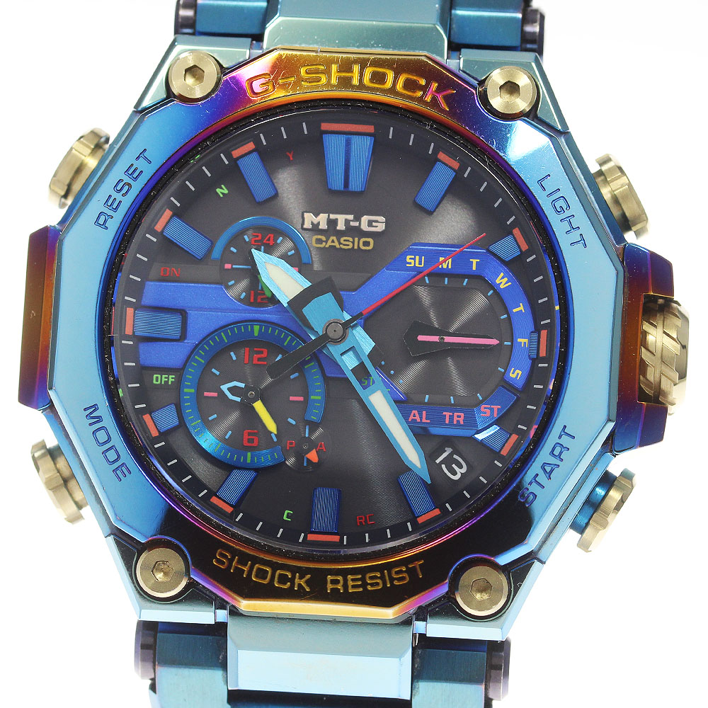 カシオ CASIO MTG-B2000PH-2AJR MT-G ブルーフェニックス ソーラー電波 メンズ 箱・保証書付き_861339【中古】