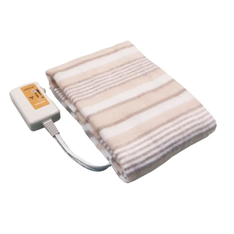 【即納】[山善] 電気敷毛布 (丸洗い可能) 14080cm ブラウン YMS-13(T)