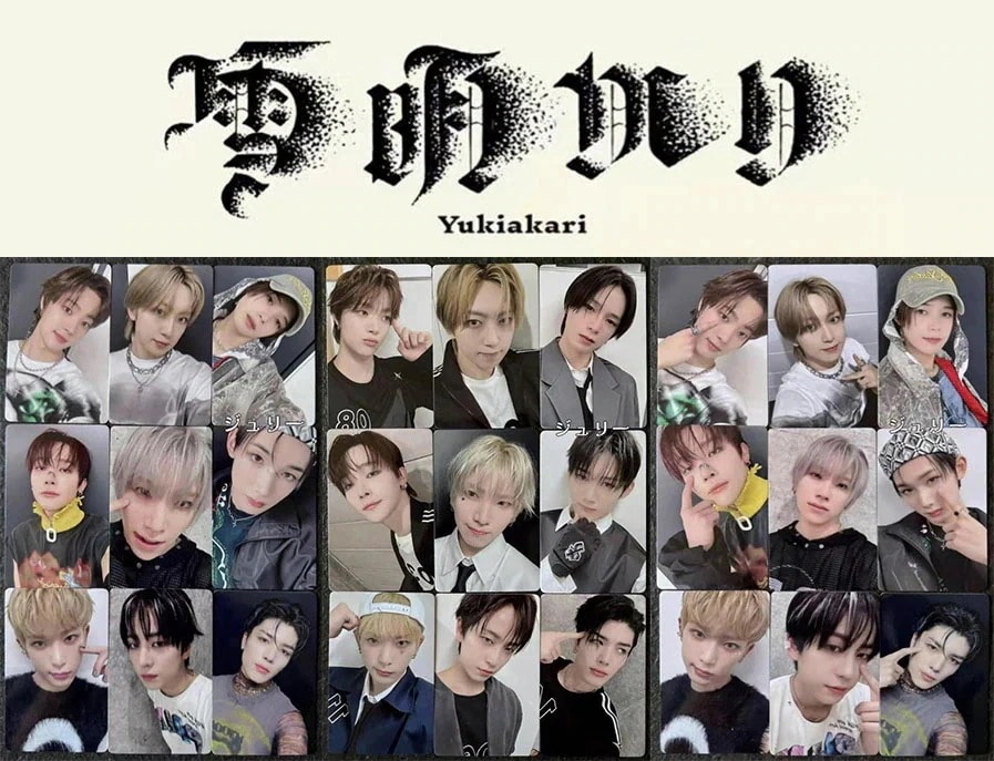 公式品　&TEAM 3RD Go in Blind 雪明かり　 中華 一直娯1.0/ 2.0/ 3.0 　　全員９枚セット