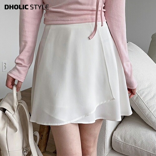 [メガ割りSALE]シフォンフレアミニスカート・p644446