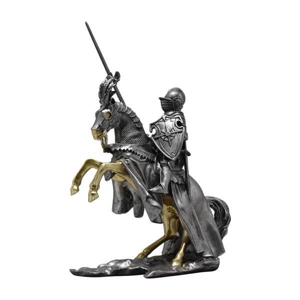 騎士の置物を飾る像騎士のオーナメントオーナメント家の装飾コレクション装飾彫刻棚オフィスリビングルームテーブルデスク