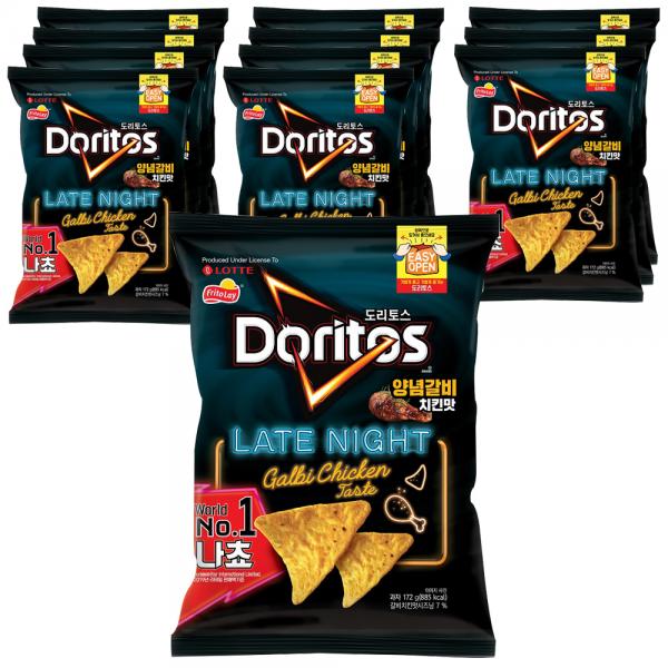ドリトス 味付けカルビチキン味 도리토스 양념갈비치킨맛