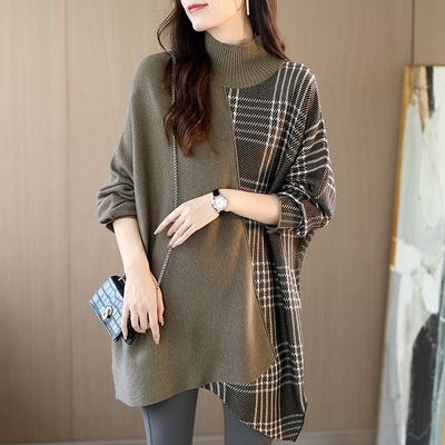 トップス ニットソー セーター 袖あり 長袖 大人 可愛い きれいめ シンプル カジュアル 上品 おしゃれ 主役級 存在感 春 秋 冬 10代 20代 30代 レトロ ガーリー かっこいい 学生 5,638円