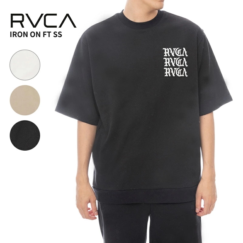 ルーカ メンズ RVCA IRON ON FT SS 半袖スウェット Tシャツ BF041007 カットソー 春 夏 サーフ スケーター