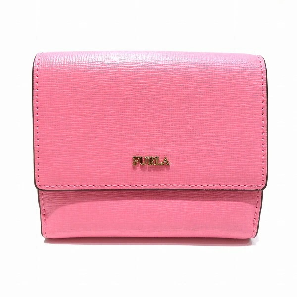 お気に入り】 フルラ FURLA バビロン コンパクトウォレット ピンク 2