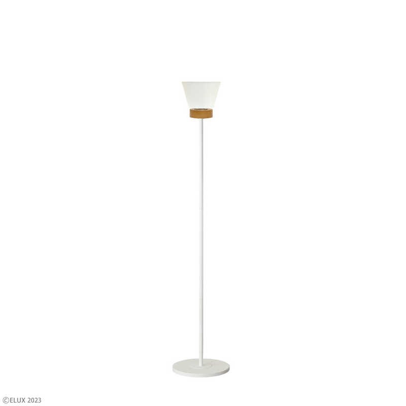 エルックス　SAXON サクソン 1灯フロアスタンドライト ホワイト ［LED］　LC11004-WH