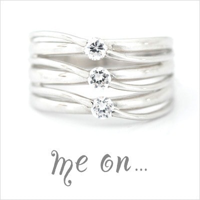 me on...東方の三賢者からの贈り物 Magi :The three kings K10ゴールドスリーダイヤモンドリング オーダーメイドにつき納品は２３週間かかります マタイ