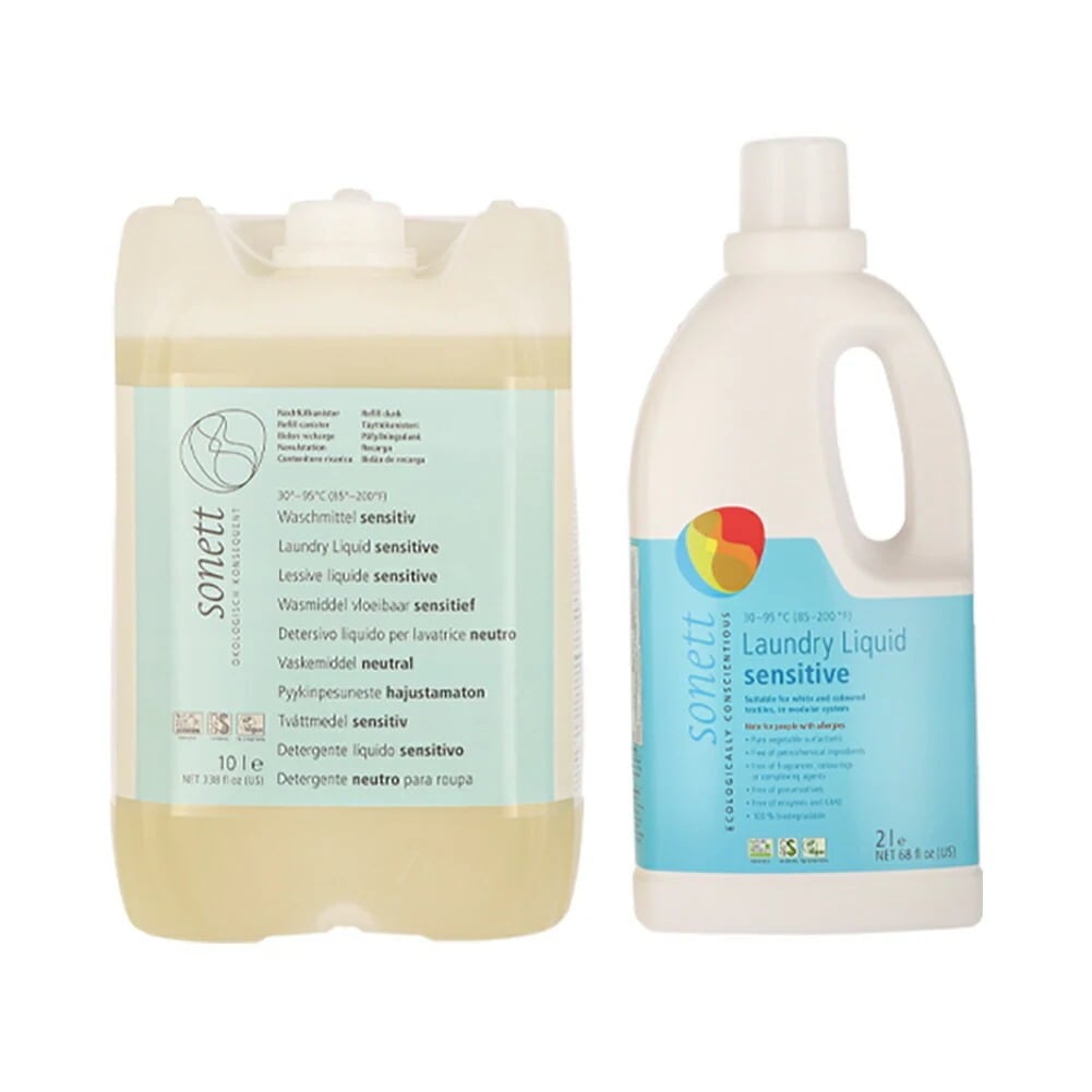 ナチュラルウォッシュリキッド センシティブ 2L 洗濯用 液体洗剤 + 10L 詰め替え 無香料 10,499円