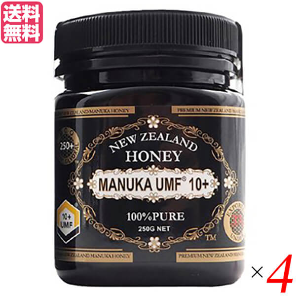 マヌカハニー UMF MGO ハニージャパン マヌカハニーUMF10+/MGO250+ 250g 4