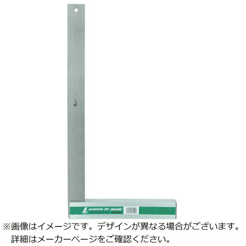 シンワ測定　シンワ アルミ台付スコヤ500mm　74116