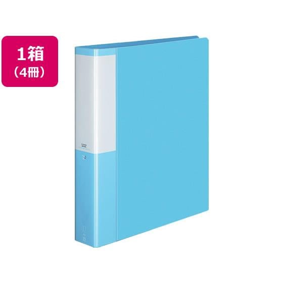 クリヤーブック POSITY差替式A4 30穴背幅53 ライトブルー4冊 コクヨ P3ﾗ-L740NLB