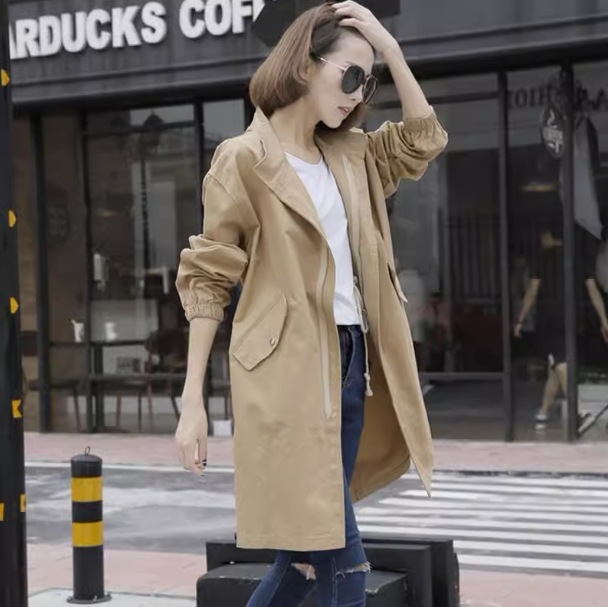 アウター コート スプリングコート ミディアム丈 長袖 スタンドカラー ボタン 美ライン ニュアンス スタイルアップ ナチュラル かわいい 大人可愛い きれいめ シンプル カジュアル 大人 上品