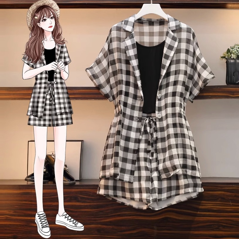 セットアップ シャツ ブラウス ショートパンツ ショート ショート丈 ミディアム丈 半端丈 半袖 Vネック 襟付き ストレート ペプラム レイヤード ウエストリボン ハイウエスト 前開き ボタン