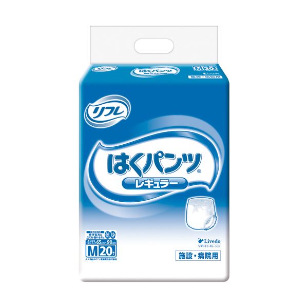 （まとめ）リブドゥコーポレーション リフレはくパンツ レギュラー M 1パック（20枚）[x5]