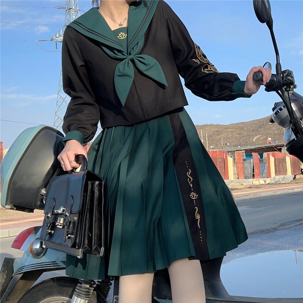 女性 文化祭:サイ 定番ヤンキー 体育祭 【高.品.質】セーラー服 赤 悪魔 クリスマス 2 スーツ コスプレ 仮装 化け物 お化け 姐ギャル 学園祭 パーティー 変装 長袖 コスプレ 女子高生 衣装