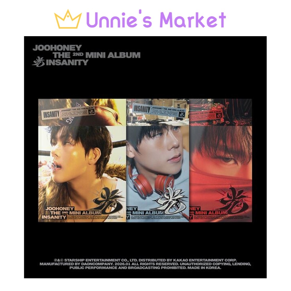 [SET] JOOHONEY(MONSTA X) - INSANITY The 2nd Mini Album