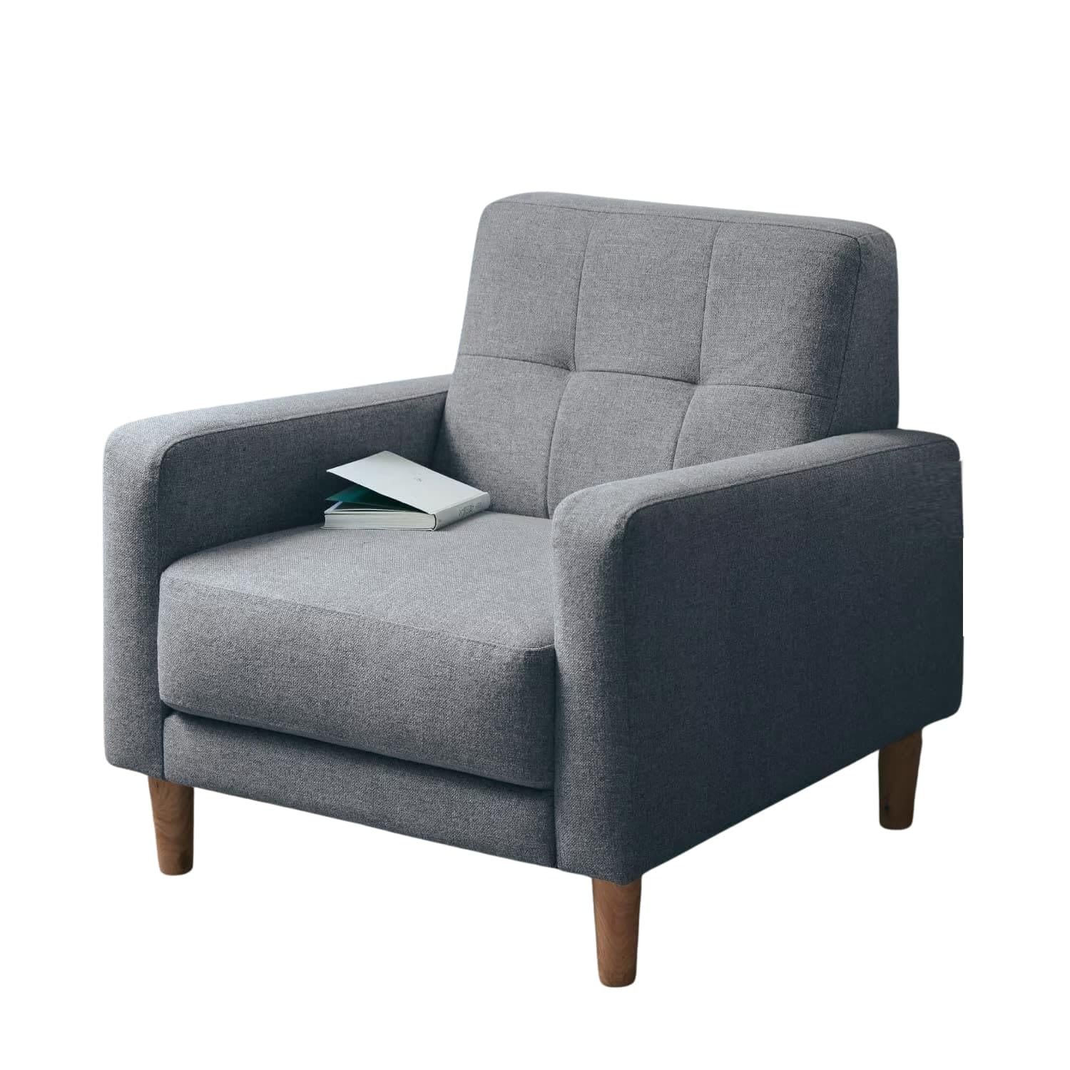 [ベルメゾン] ソファー 1人掛け ソファ・カウチ ライトグレー 肘付き