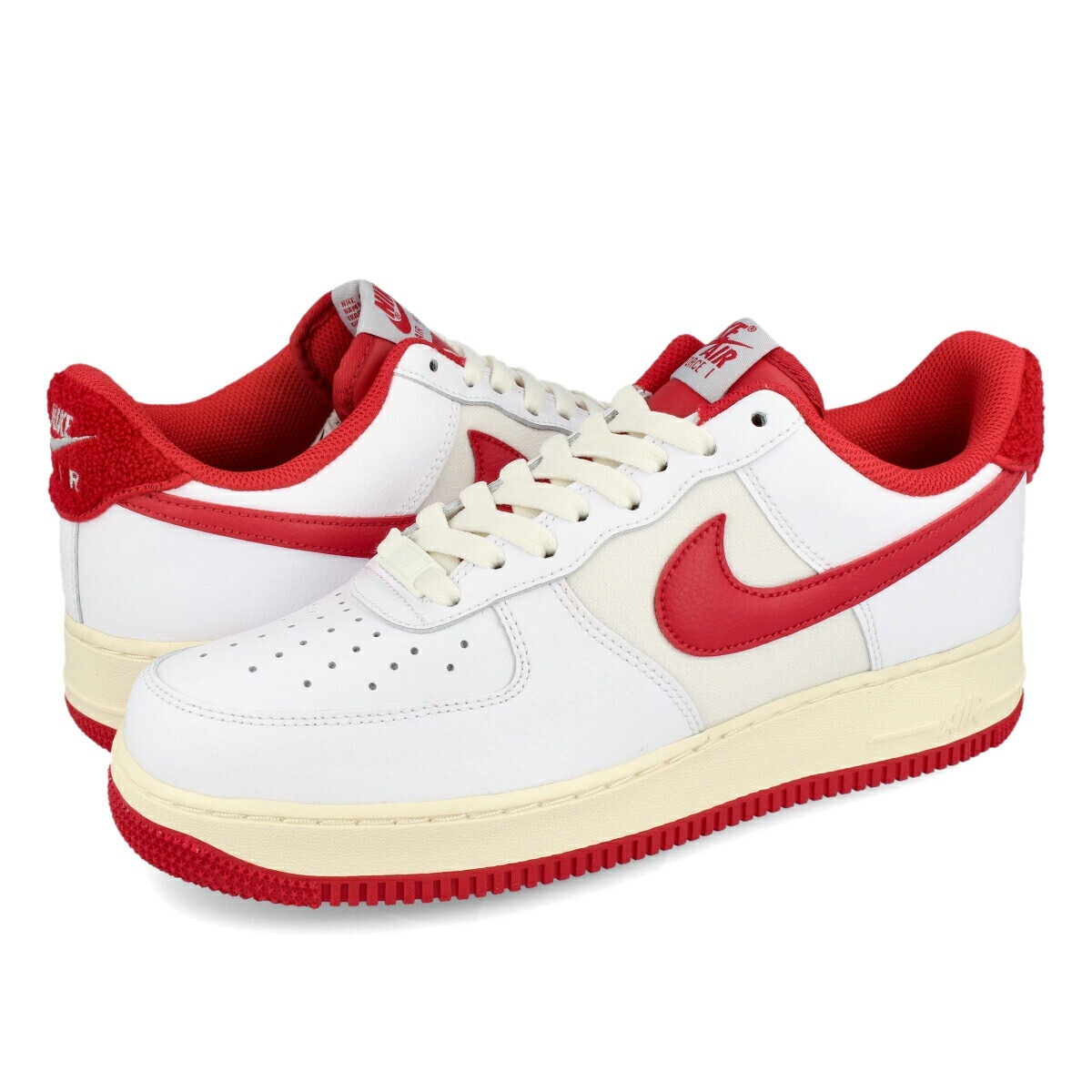 AIR FORCE 1 07 LV8 WHITE/GYM RED/SAIL/WHITE
