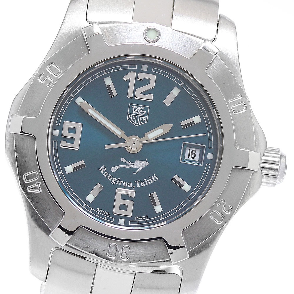 タグホイヤー TAG HEUER WN131A.BA0333 エクスクルシーブ ランギロアタヒチ 1500本限定 クォーツ レディース _904972【中古】