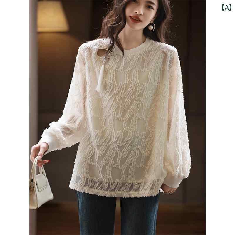 レディース シャツ ワイドシャツ オーバーブラウス チャイナ風 春秋 アウター ノーブル スタイリッシュ ショッピング 通勤 大きいサイズ 女性